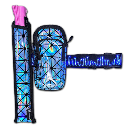 RaveVault Blue Steel Anti-Theft Phone Bag Collection