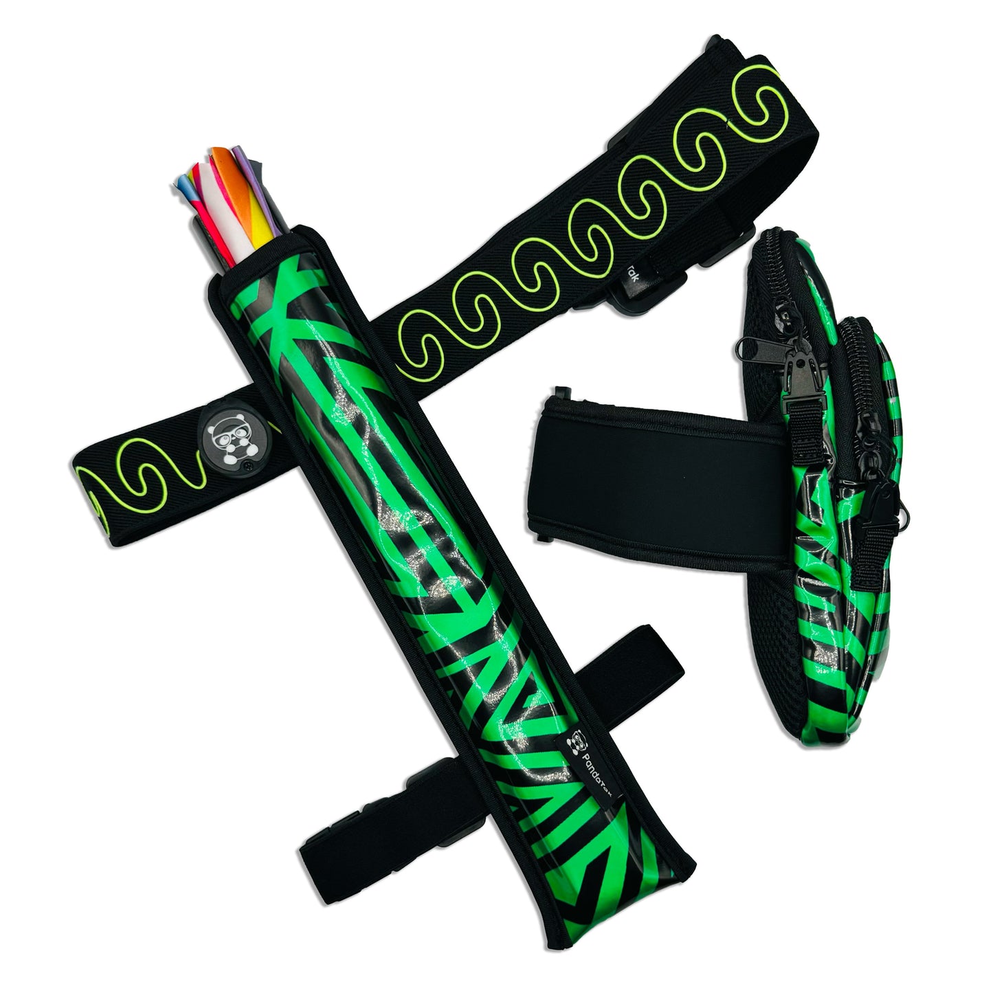 RaveVault Green Maze Anti-Theft Phone Bag Collection