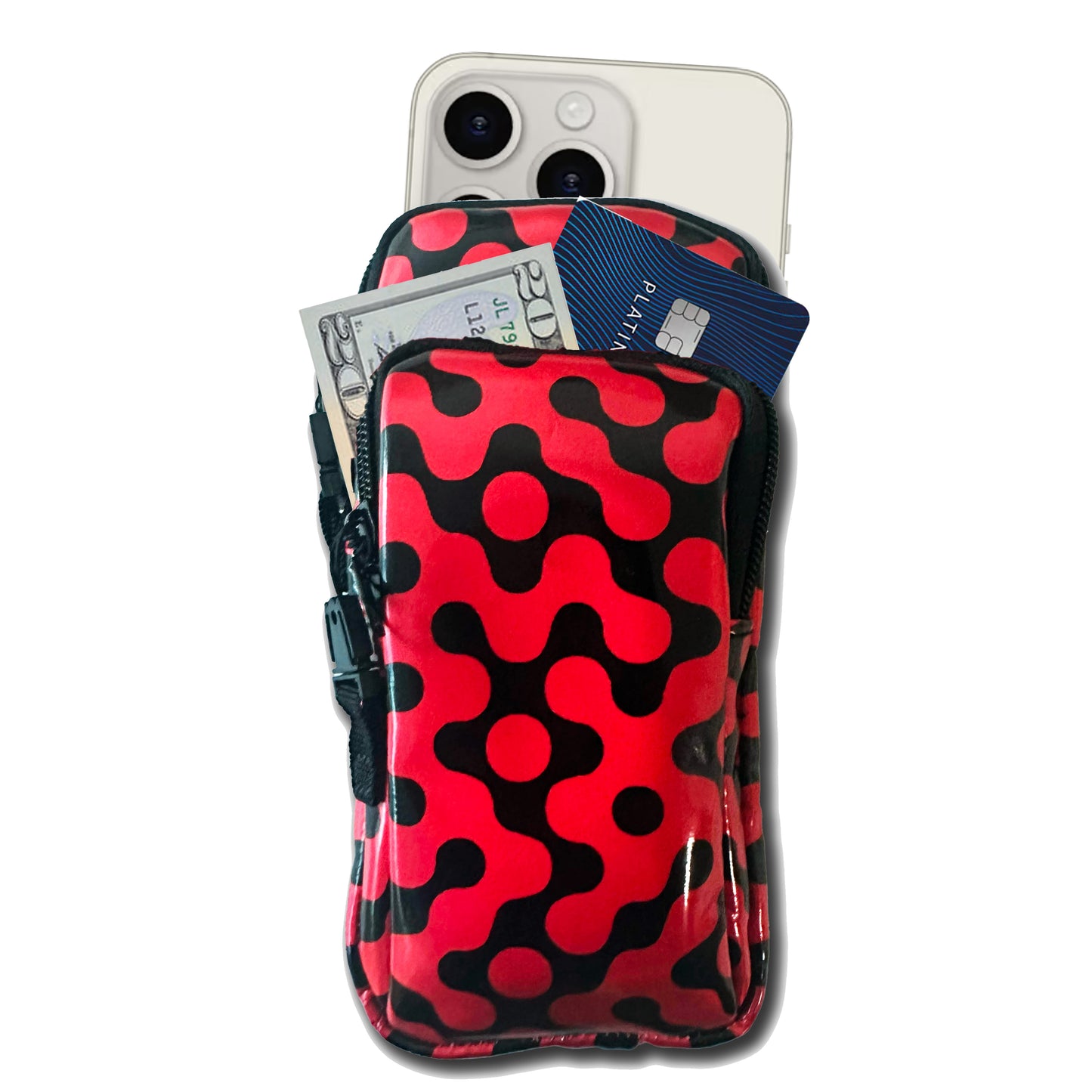 RaveVault Atomic Red Anti-Theft Phone Bag Collection