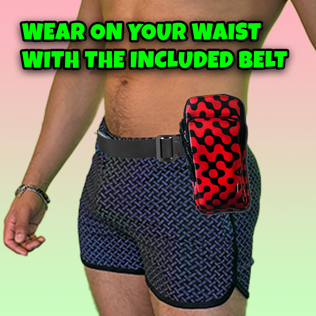 RaveVault Atomic Red Anti-Theft Phone Bag Collection