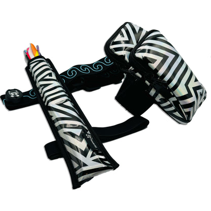RaveVault Silver Zebra Anti-Theft Phone Bag Collection