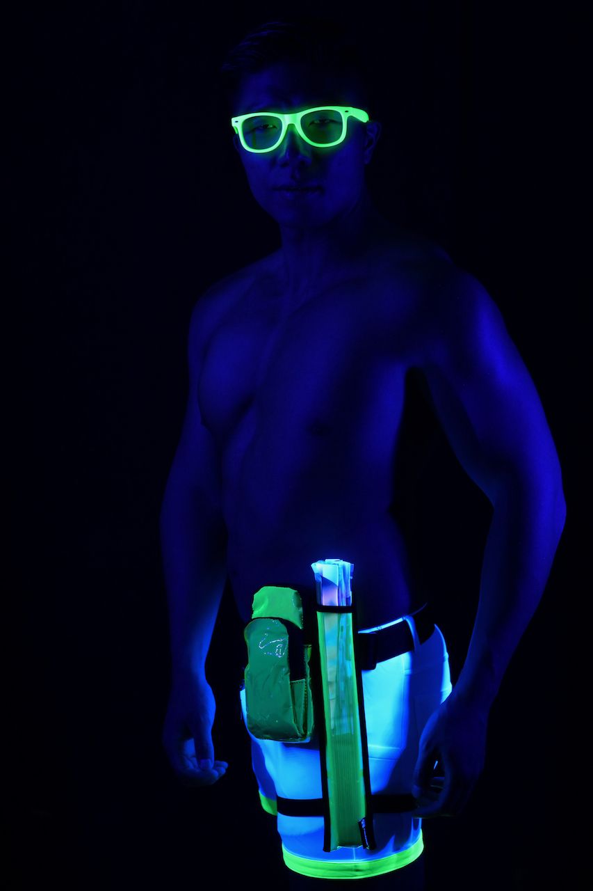 RaveVault Radioactive Green-Yellow Anti-Theft Phone Bag Collection